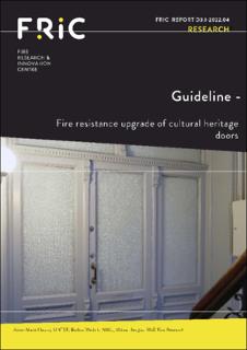 Guideline - Fire resistance upgrade of cultural heritage doors