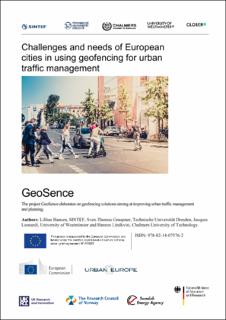 Challenges and needs of European cities in using geofencing for urban traffic management